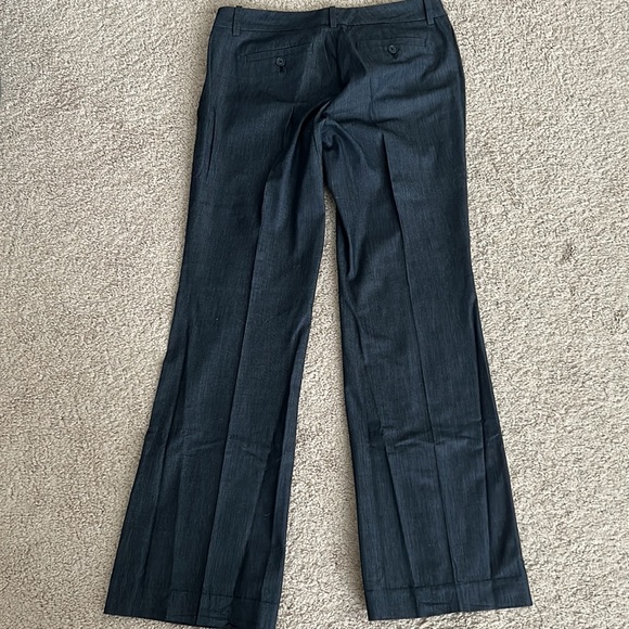 Ann Taylor Loft size OP pants in dark navy/denim wash - Picture 3 of 3